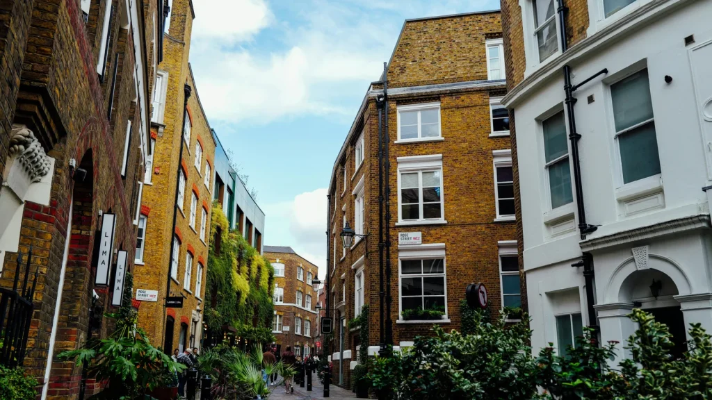 visuel principal sur Quartiers londres carte
