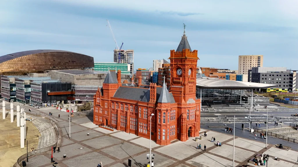 Vue de Cardiff, capitale du pays de Galles